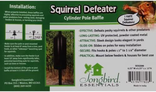 Squirrel Defeater Cylinder Pole Baffle