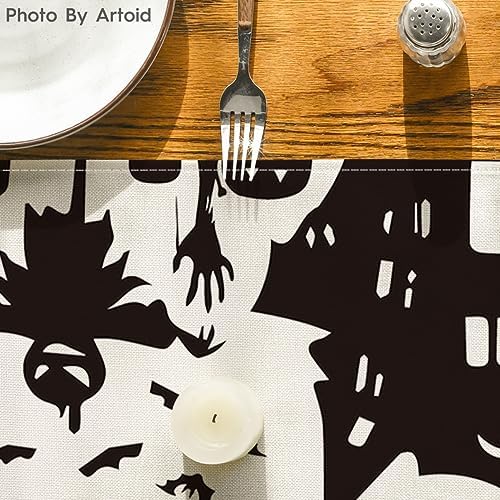 Artoid Mode 210 GSM Halloween Table Runner Home Party Decor 13x36 Inch