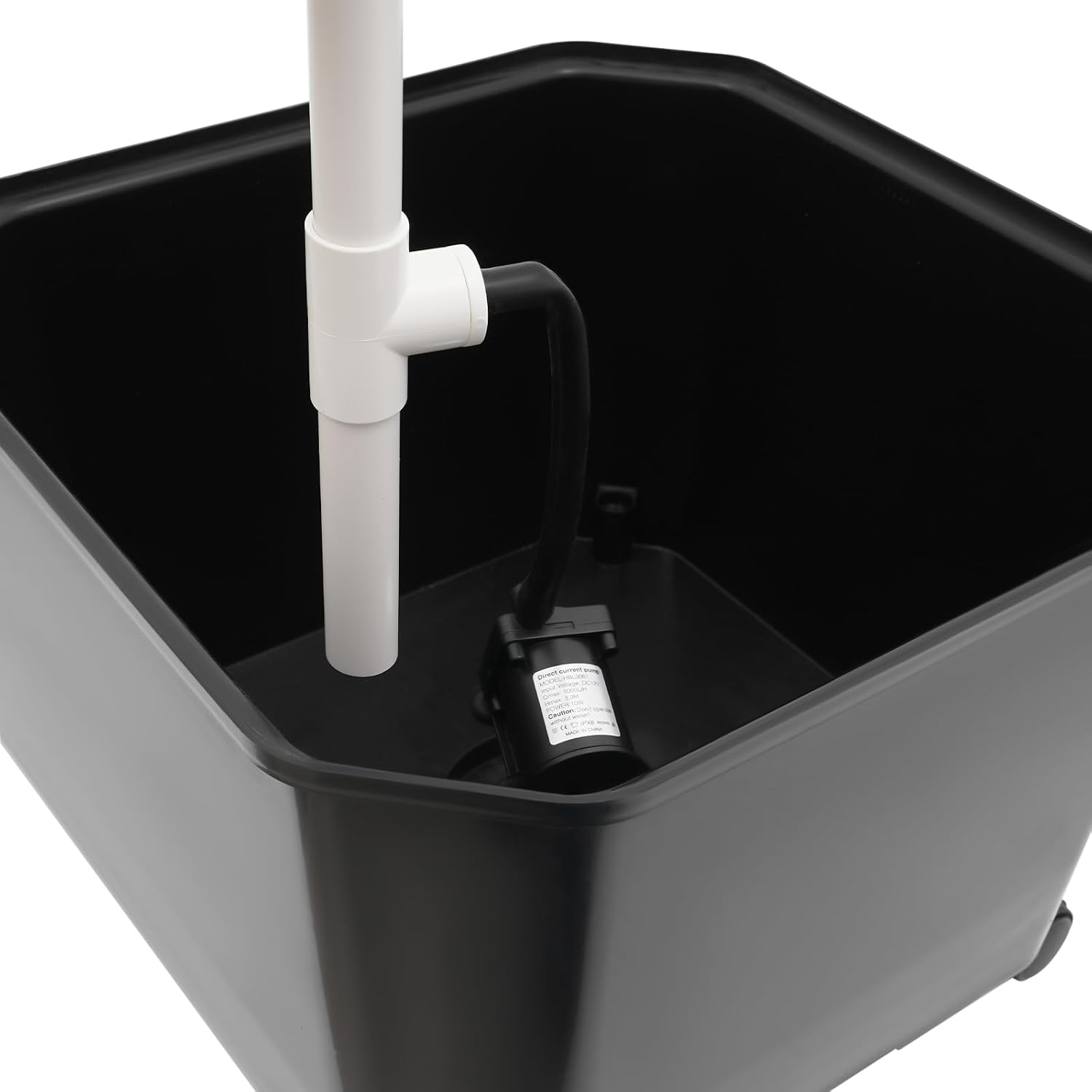 Hydroponics Growing System, 50-Plants Indoor Hydroponic Tower with Pump System, Vertical Garden Planter with Wheels