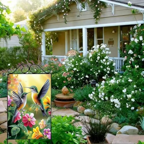 Spring Summer Large House Flags for Outside 28 x 40 Double Sided