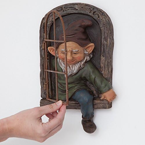 Bits and Pieces Elf Out the Window Tree Face Tree Hugger
