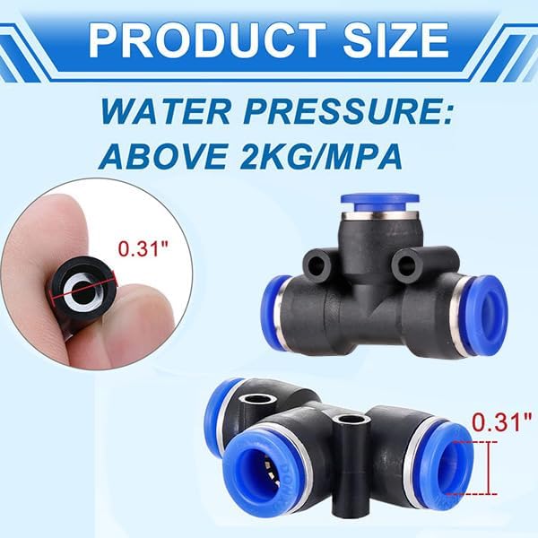 Drip Irrigation Kits Automatic Garden Irrigation System 360° Bending Nozzle | Includes 50FT 5/16 inch Irrigation Tubing
