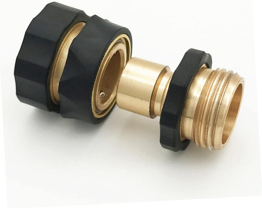 Happyyami 2pairs Hose Quick Connect Adapter Set Garden Hose Fitting Adapter Suitable for Sprayers and Faucets