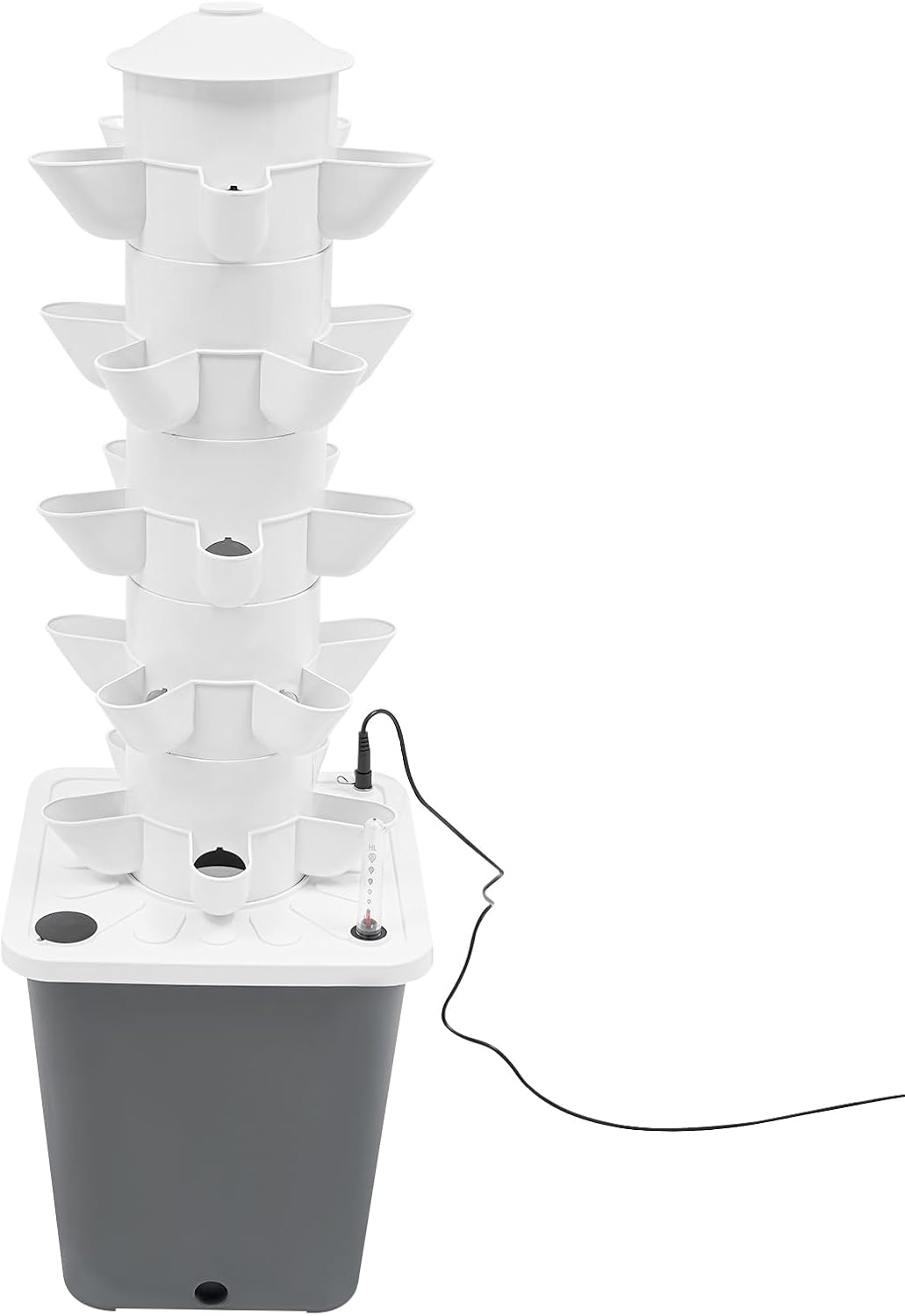 Hydroponics Growing System Kit & Vertical Indoor Garden Planter, 25-Pod Hydroponic Mechanism Indoor Plants, Herbs
