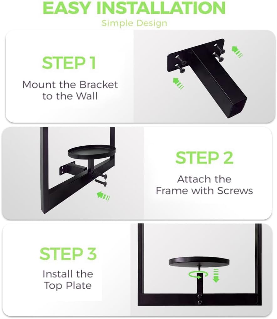 2 Pack Plant Stand Indoor Outdoor Hanging Planters for Indoor Plants Wall Plant Holder for Indoor Plants Plant Frames