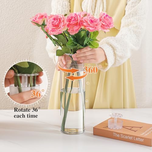 Clear Acrylic Cylinder Vase 3, Tall Cylinder Hurricane Plastic Vase