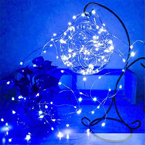 4 Pack Fairy Lights Battery Operated with Timer Christmas Fairy Light Blue