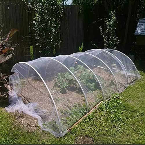 Agfabric Garden Netting 16'x25' Insect Pest Barrier Bird Netting for Garden Protection,Row Cover Mesh Netting for Vegetables Fruit Trees and Plants,White