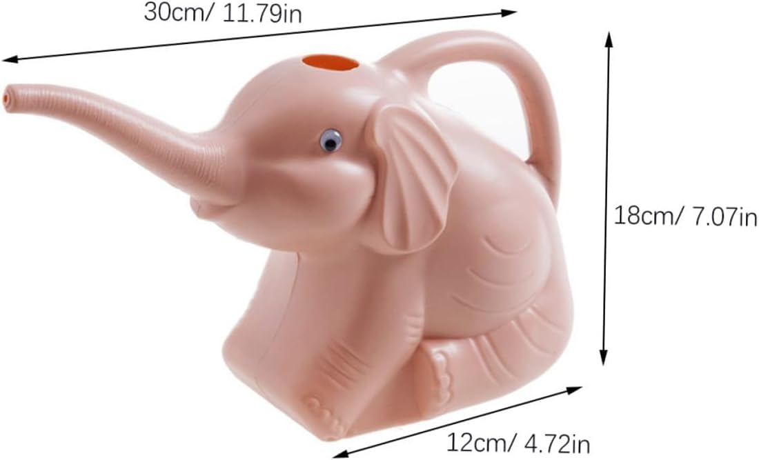 Elephant Watering can 11.81 Inch Long Spout Sprinkler Kettle Lightweight Water Sprayer for Plants Indoor Outdoor Garden