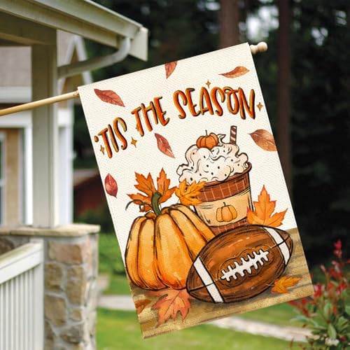 Fall House Flag 28x40 Inch Double Sided Outdoor Yard Porch Decor
