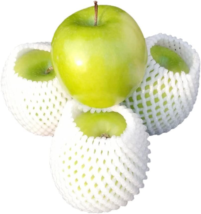 50pcs Foam Net Sleeve Pocket Shockproof, for Protection Transport Packing Wine Glass Bottle Fragile Items Vegetable