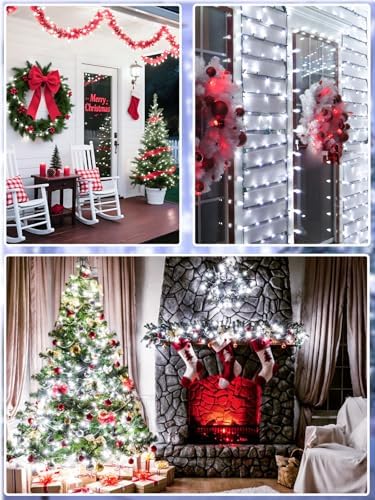 330 FT 1000 LED Christmas Light String Indoor Outdoor Waterproof Cool White