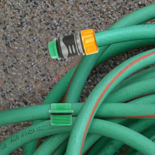 Baluue 10pcs Garden Hose Plugs and Caps 3/4" Plastic Tubing Stoppers