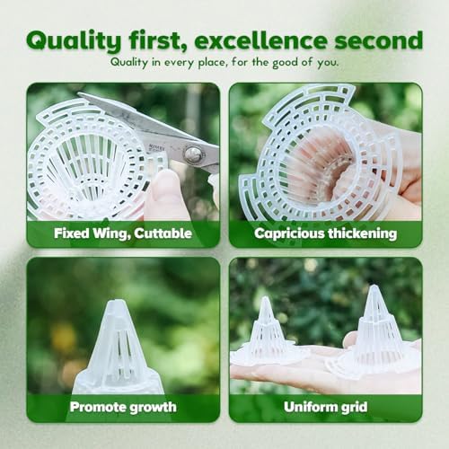 Reusable conical Planter Inserts for pots - Drainage Pads and Pot fillers for planters, Simple Gardening Tools for Horticulture Care