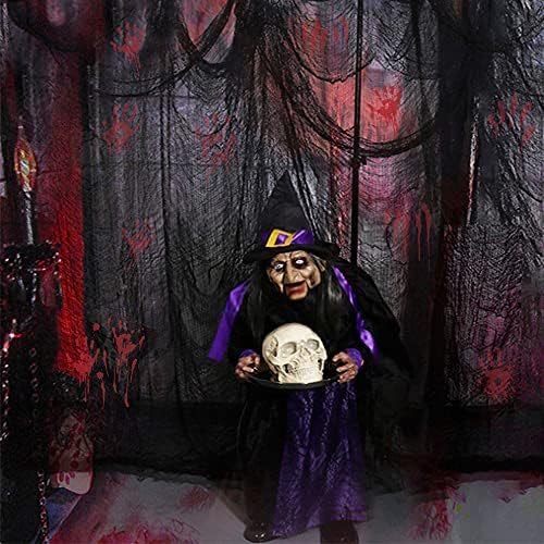 8Pcs Halloween Creepy Cloth Spooky Gauze Fabric Tapestry Decorations