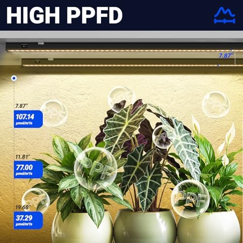 Barrina T5 Grow Lights, 2FT 10W Plant Light for Indoor Growing, 8 Packs