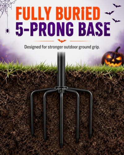 1 P Skeleton Stand for 5-5.6 ft Halloween Skeletons,Skeleton Not Included