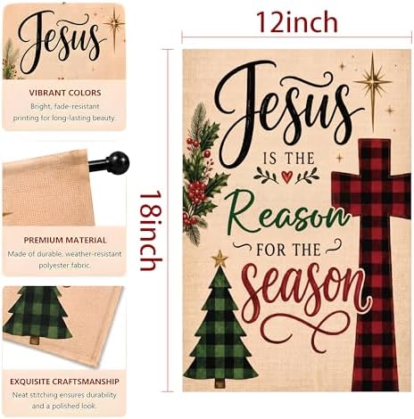 Christmas Decorations - Christmas Welcome Garden Flag