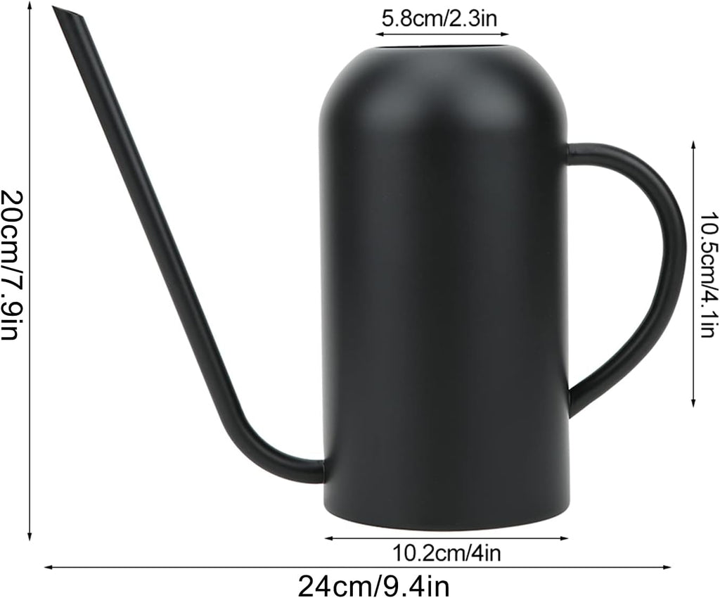 Long Spout Watering Can, 1.5L/50oz Stainless Steel Sprinkling Can Pot for Indoor Plants House Plants Flower Watering