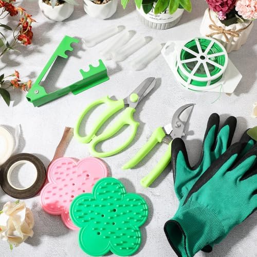 WILLBOND 121 Pcs Floral Arrangement Kit, Bouquet Accessories, Green