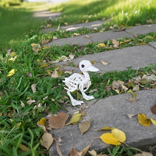 Seasons 11" Skeleton Duck Halloween Decoration