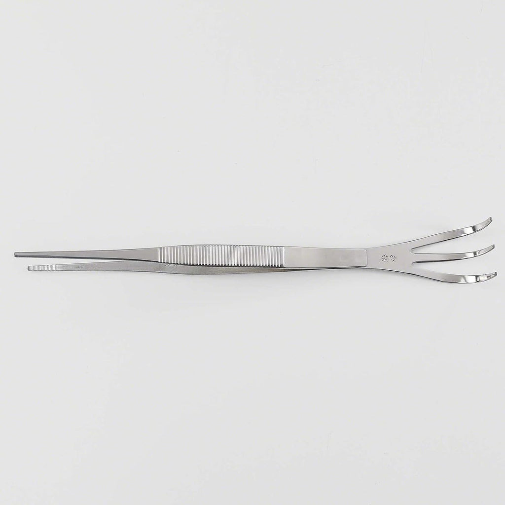 Wazakura 2 in 1 Bonsai Tweezers with Root Rake in Stainless Steel Made in Japan 8.6in (220mm), Professional Bonsai