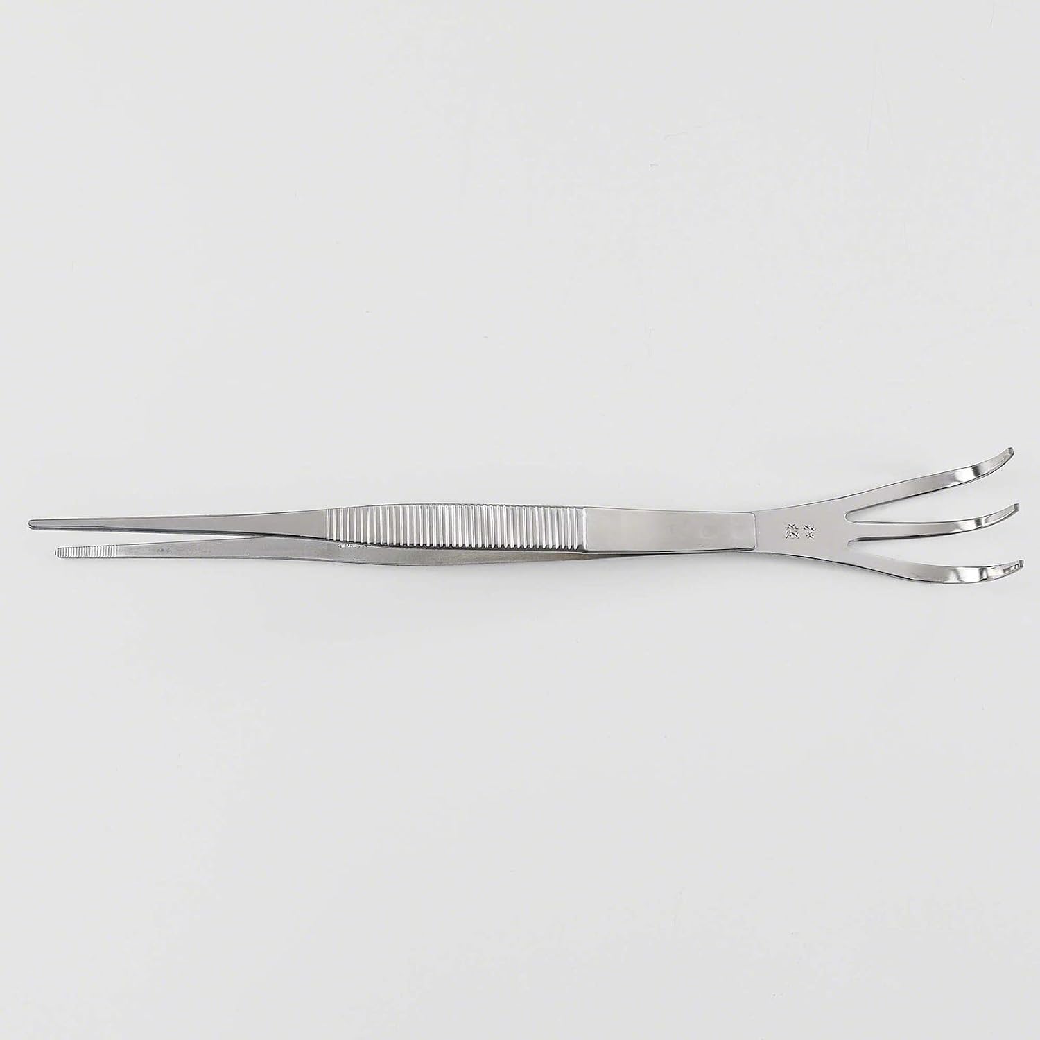 Wazakura 2 in 1 Bonsai Tweezers with Root Rake in Stainless Steel Made in Japan 8.6in (220mm), Professional Bonsai