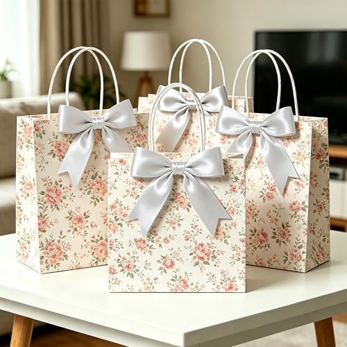 1In 30Yards Silver Satin Ribbon for Flower Bouquet Christmas Wedding Party