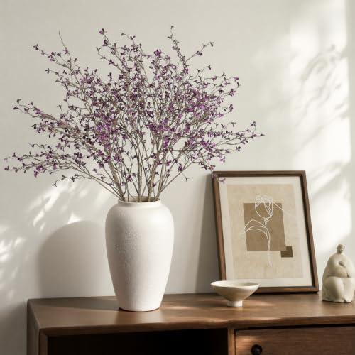 Dry Twig Faux Floral: 5 Pcs 37" Fall Leaves Stems,Branches for Vase