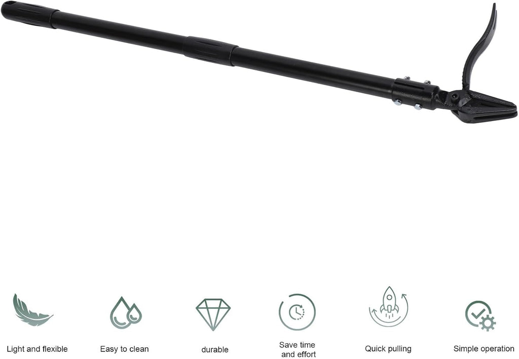 banapoy Garden Weed Puller, Stand Up Weed Puller Tool with Long Handle, Length Adjustable Weeder Puller Tool Claw Root