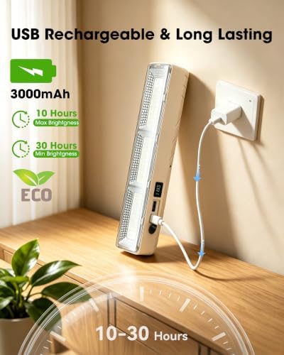 Rechargeable Grow Lights for Indoor Plants, Cordless Standing Grow Light