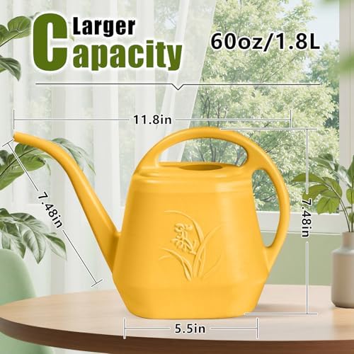Plant Watering Can - 1/2 Gallon - Orange