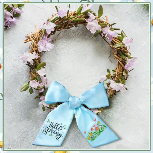 VitalCozy Spring Wreath Sash for Front Door