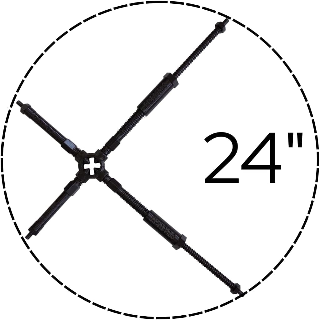 Adjustable Plant Stake Support Holder Brace for Potted Plants (XL). Adjusts from 16" to 26". Fits Stakes up to 1.25" in