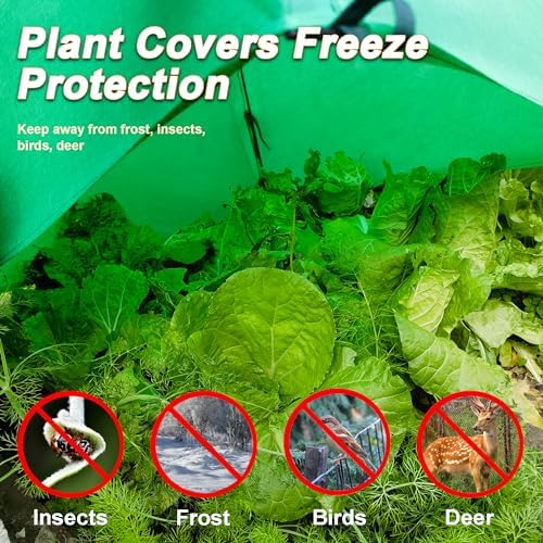 36″*36″*35.5″, Mini Greenhouse Winter Plant Warm Covers - Raised Bed Cover for Seed Starting, Warm Tent Freeze Protection Humidity Domes for Gardening & Winter Shelter and Protecting Plants 2pcs
