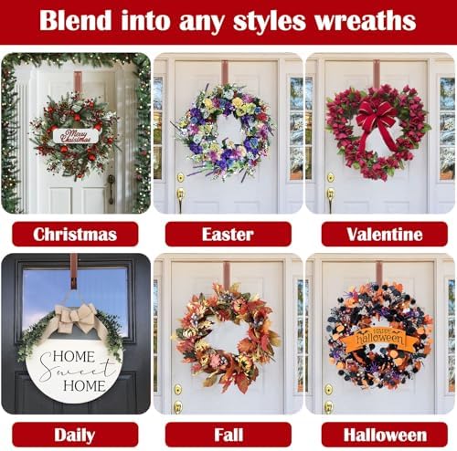 2 Pack Wreath Hanger for Front Door, 20 lbs Christmas Wreath Door Hanger