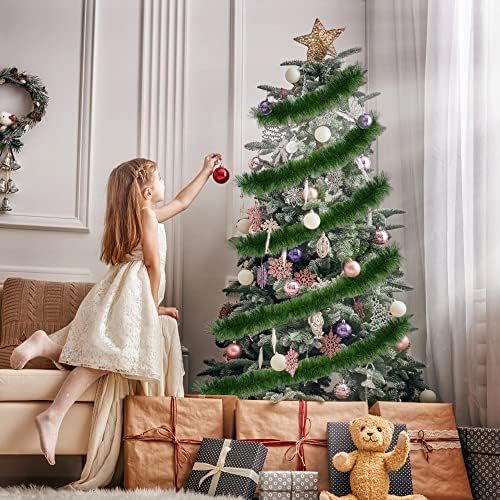 50Ft Christmas Garland for Decoration Artificial Wine Greenery Pine Garland