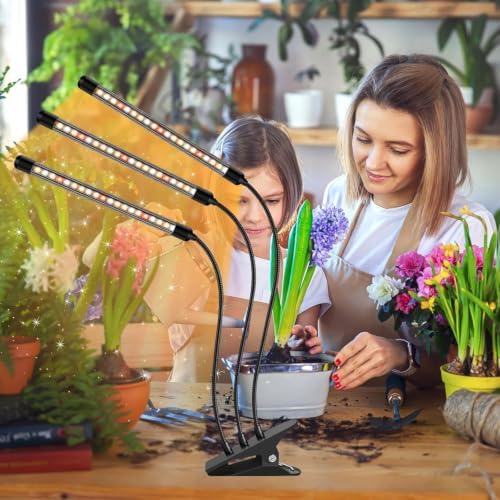 Plant Lights for Indoor Growing, Full Spectrum Clip Grow Lamps