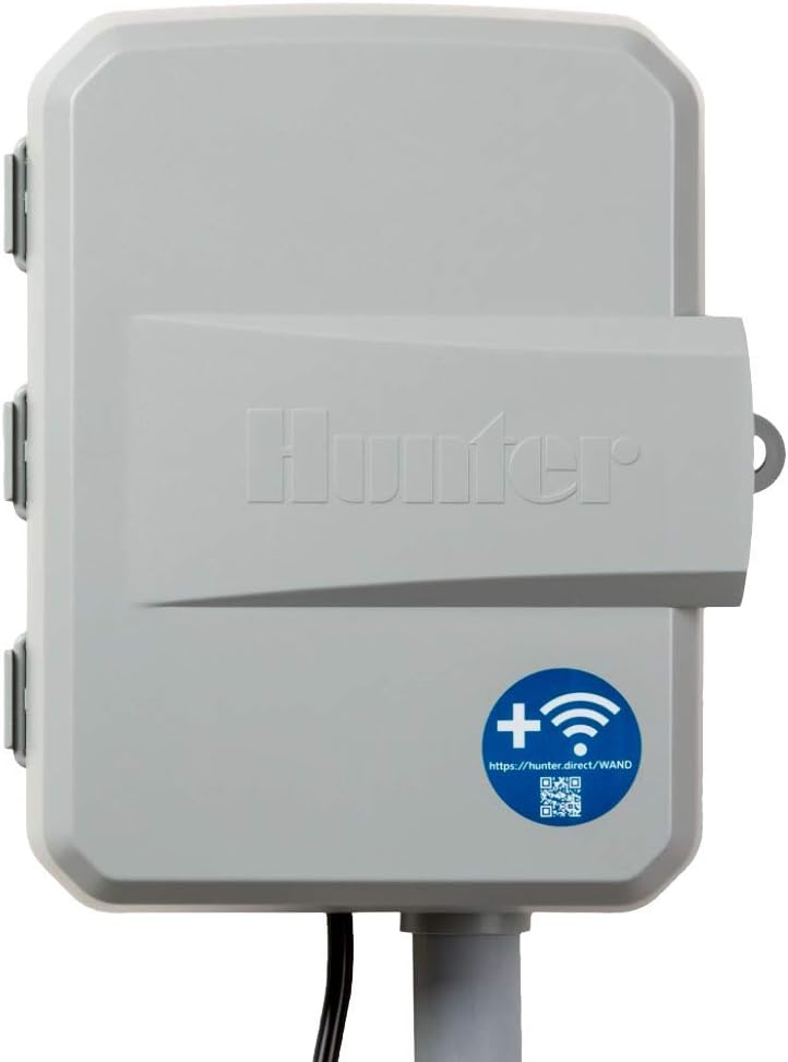 Hunter X2 4 Zone Sprinkler Controller, WiFi Compatible Sprinkler Timer
