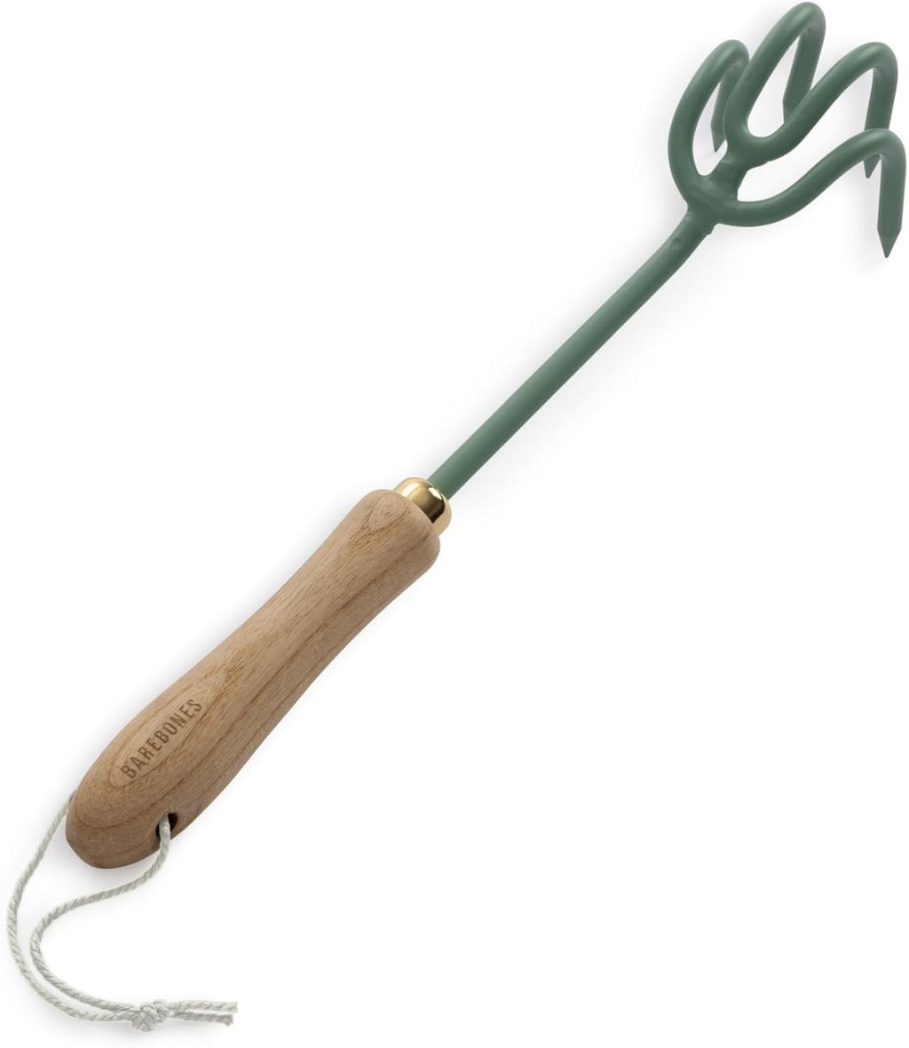 Barebones Cultivator - Weed Remover Tool - Garden Rake and Weeding Tool for Yard Work - Stainless Steel Cultivator for