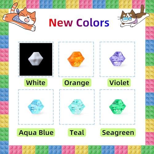 YATOJUZI 500pcs Fake Ice Cubes Violet Acrylic Crushed Rocks Purple Vase Fillers Plastic Diamonds Gems for DIY Party Wedding Centerpiece Table Scatter Prop Display 0.5" (Only Violet)