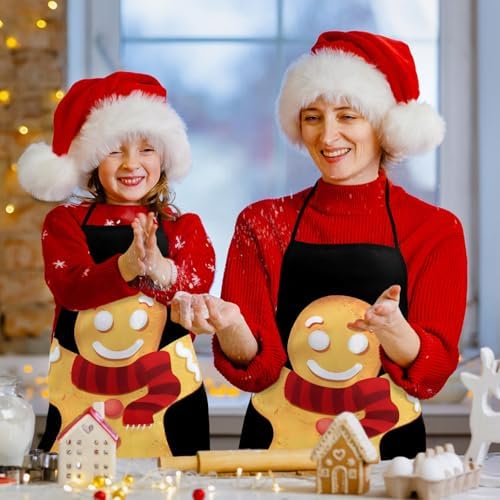 Funny Seasonal Holiday Apron, Adjustable Kitchen Cooking Apron for Women Men BBQ Baking Gardening Party Supplies