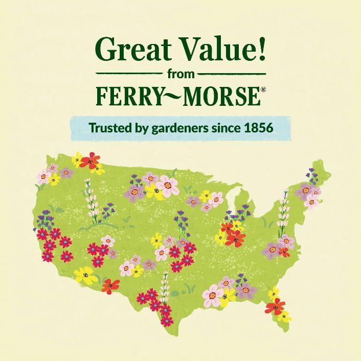 Ferry-Morse Colorado Western Bulk Wildflower Seeds, 500,000+, 1 lb | Non-GMO blend of native and adapted species for