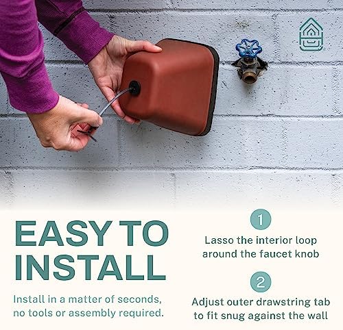 Home Intuition Outdoor Foam Faucet Cover, 3