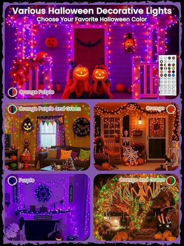 500LED Smart RGB Color Changing String Lights 177FT Halloween Lights App