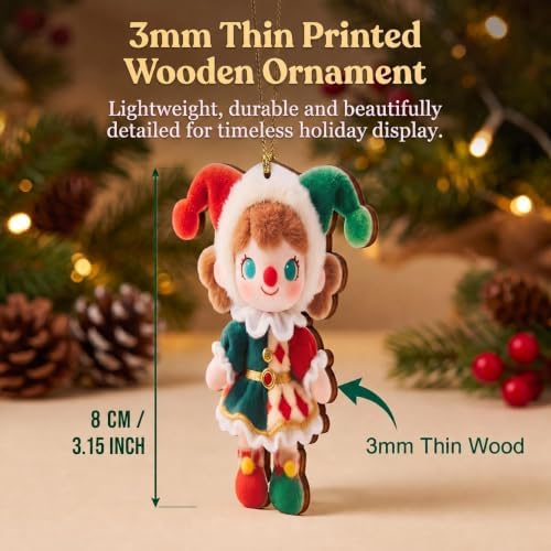 18Pcs Colorful Circus Clown Christmas Ornaments