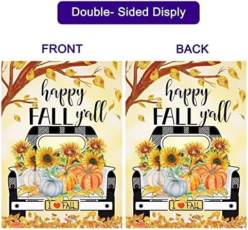 Seasonal Garden Flags Set of 12 Double Sided 12x18 Inch Yard Flags