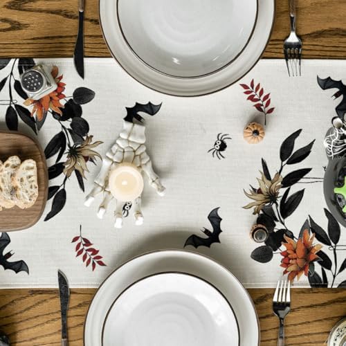 Artoid Mode 210 GSM Halloween Table Runner Home Party Decor 13x120 Inch