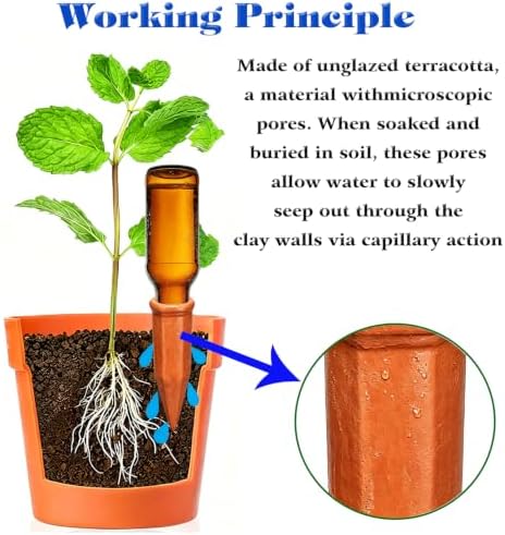 Plant Watering Devices, Automatic Plants Self Watering Spikes for Vacation