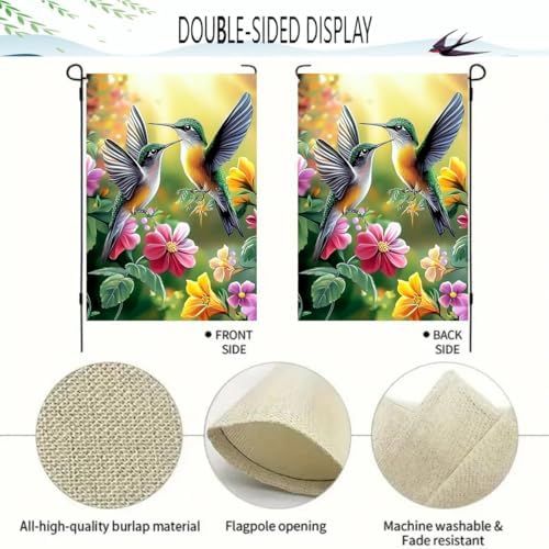Spring Summer Large House Flags for Outside 28 x 40 Double Sided